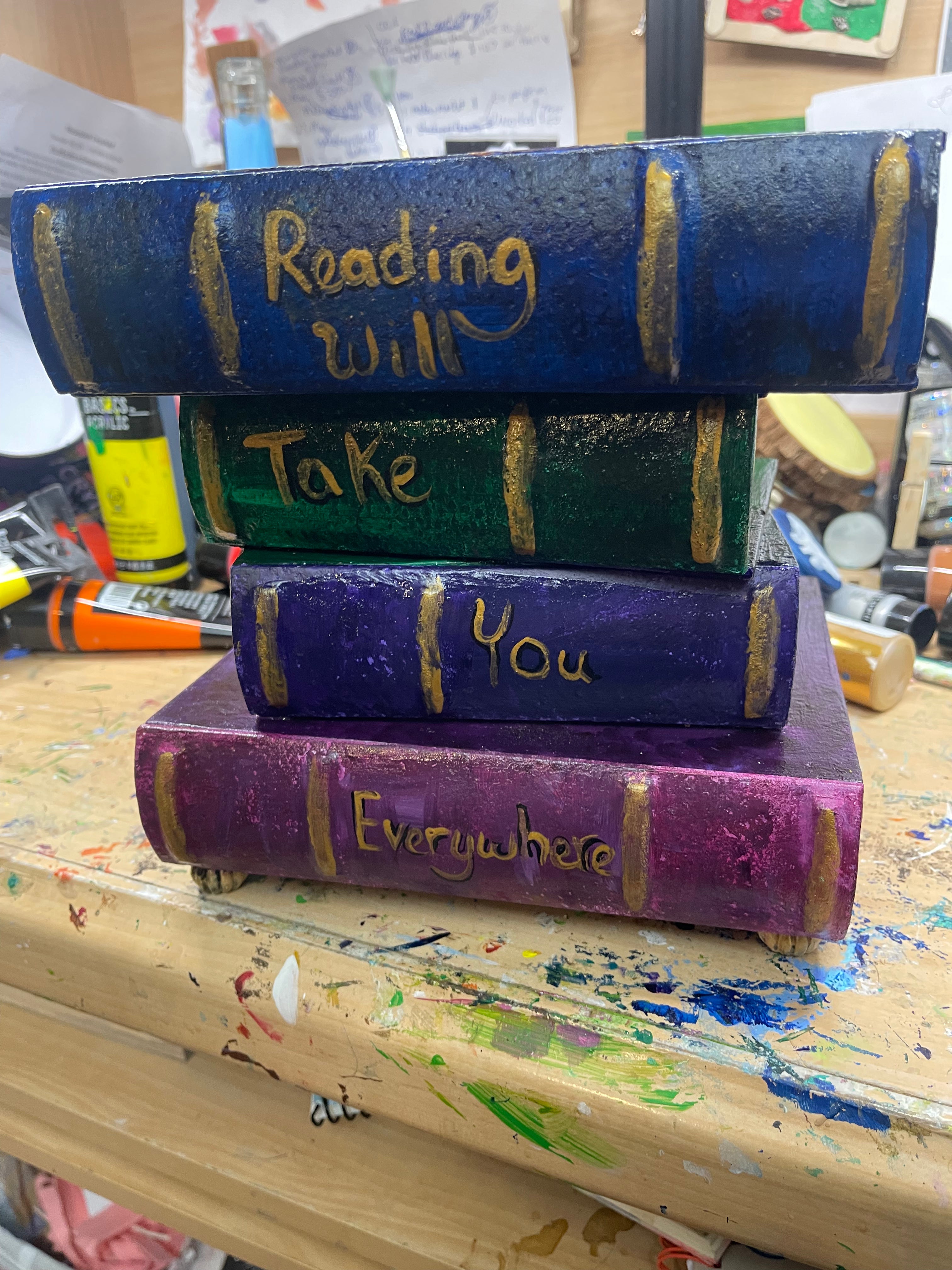 Book stack box