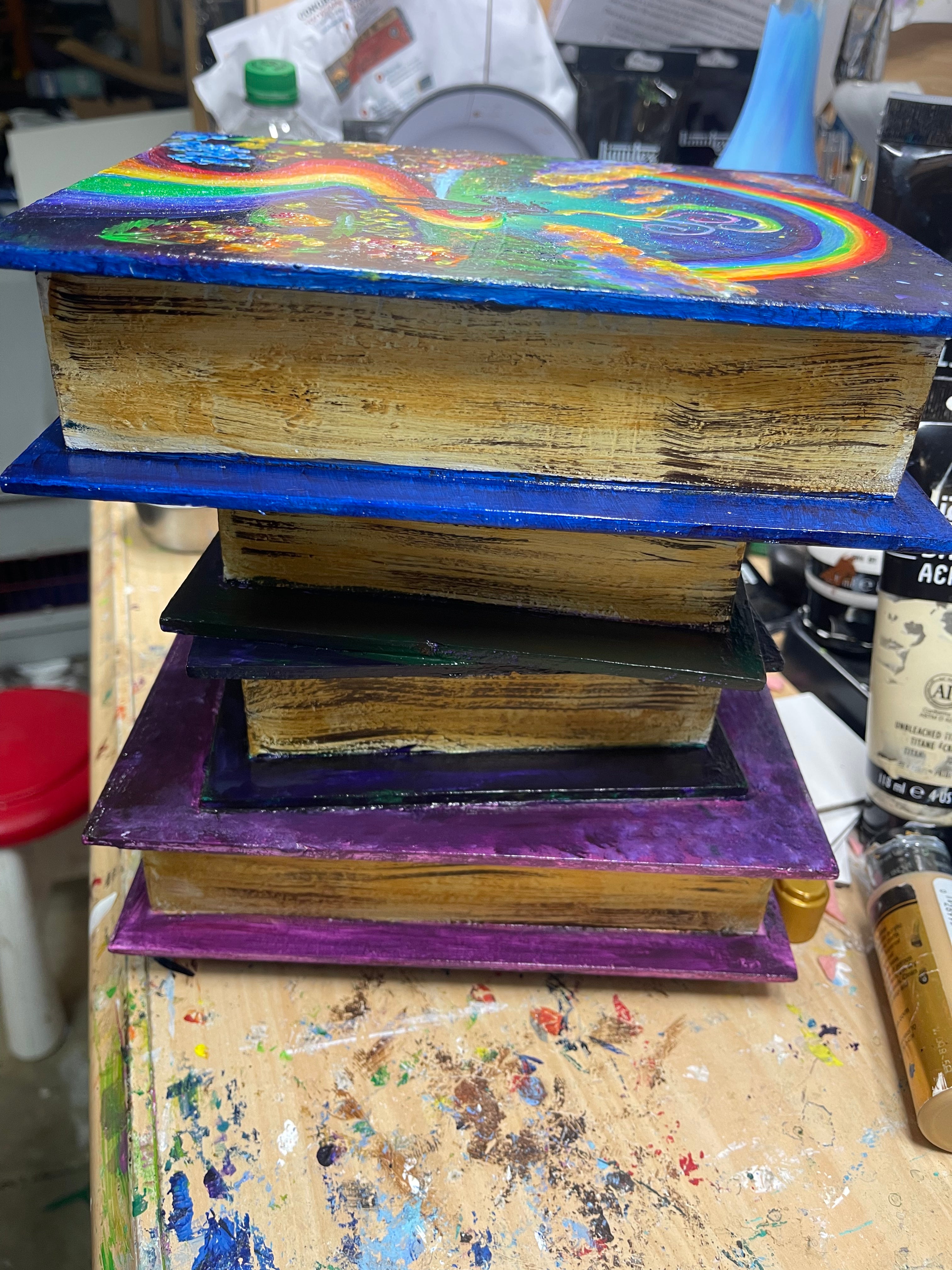 Book stack box