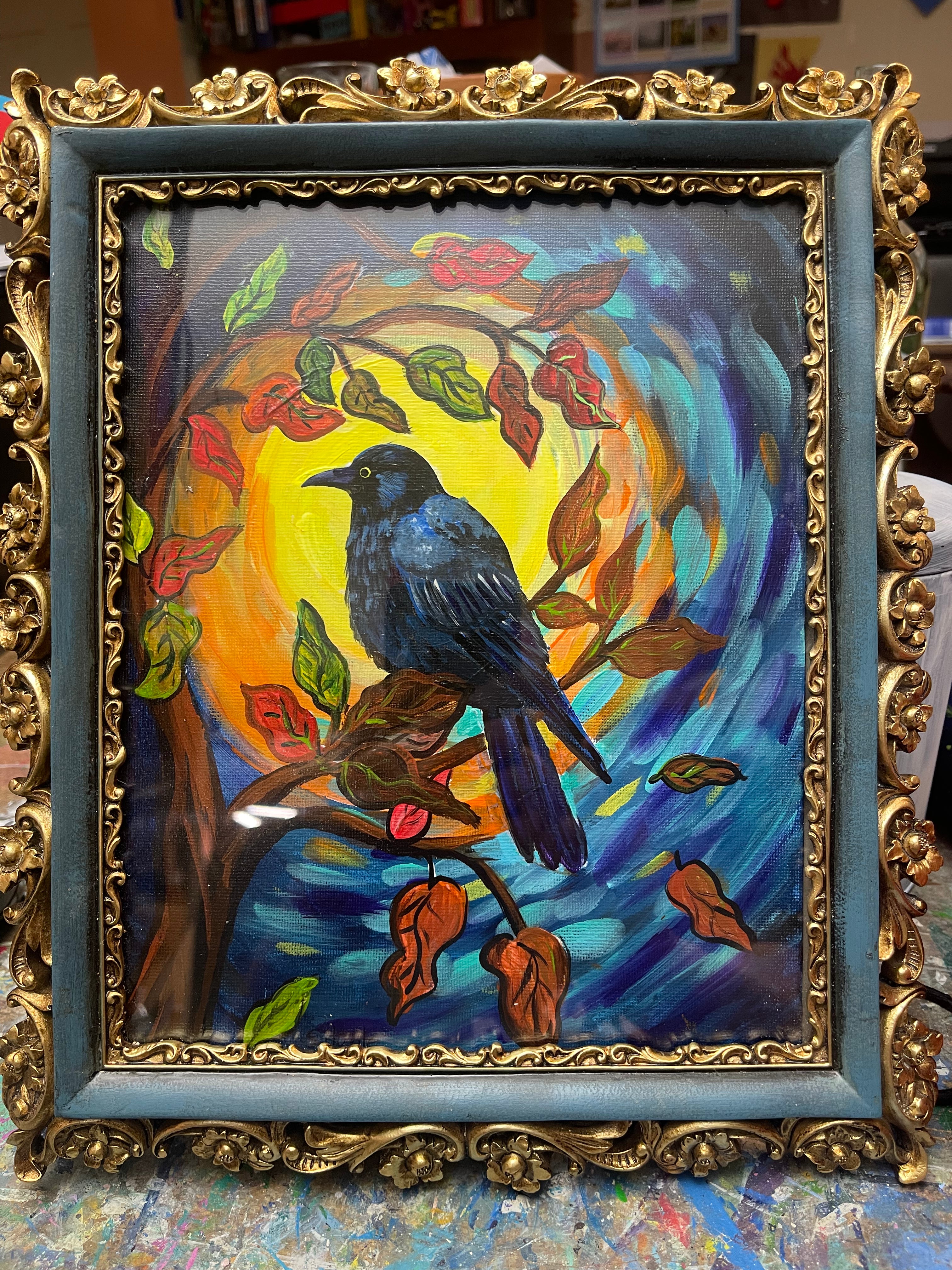 Autumn grackle