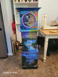 Dragonfly clock and cupboard